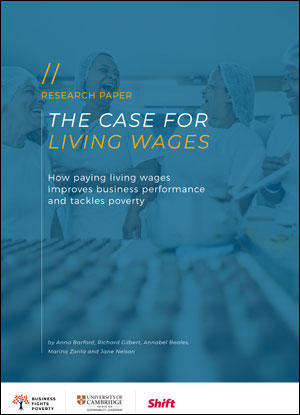 The Case for Living Wages: How Paying Living Wages Improves Business Performance and Tackles Poverty cover
