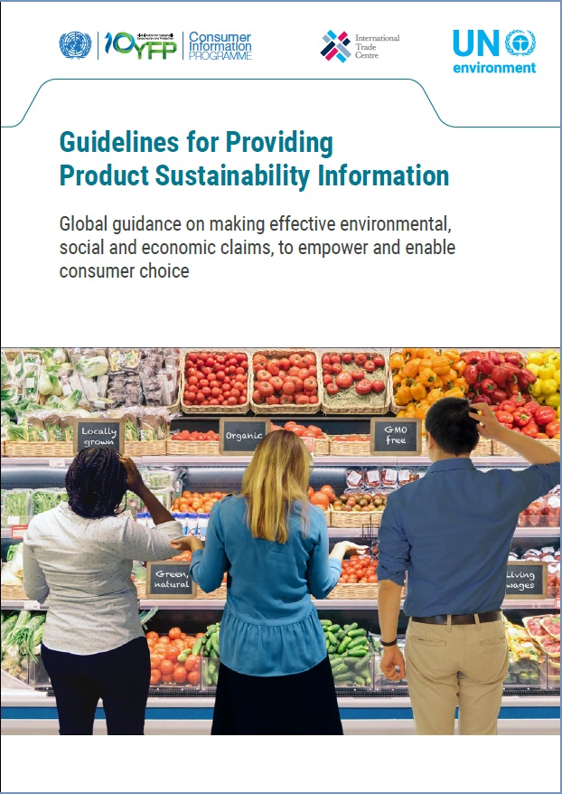 Guidelines for Providing Product Sustainability Information cover