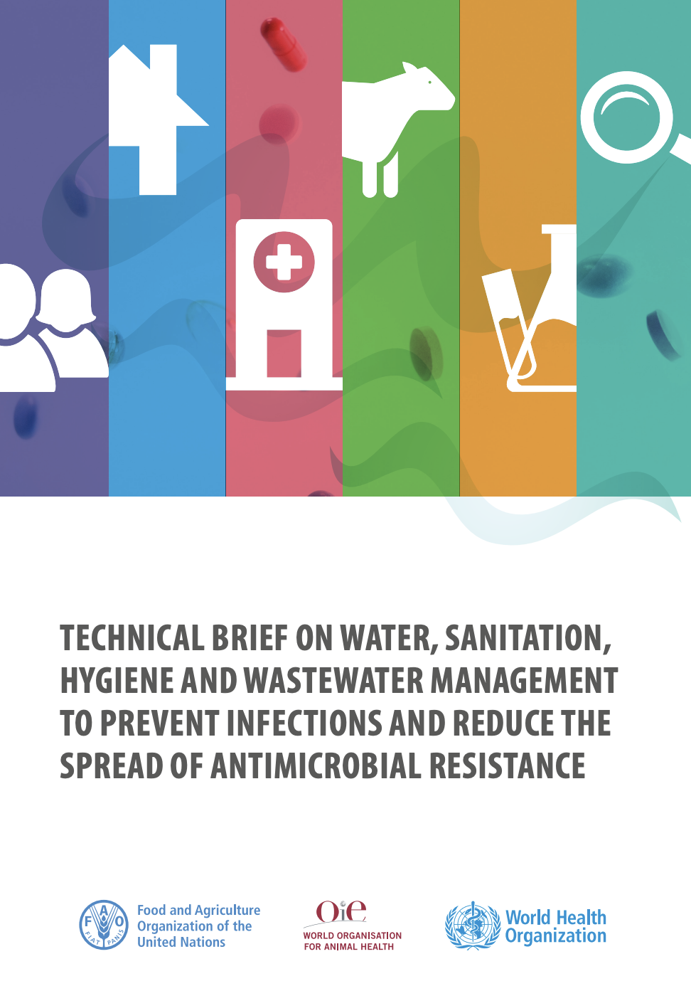 Technical Brief on Water, Sanitation, Hygiene, and Wastewater Management to Prevent Infections and Reduce the Spread of Antimicrobial Resistance cover