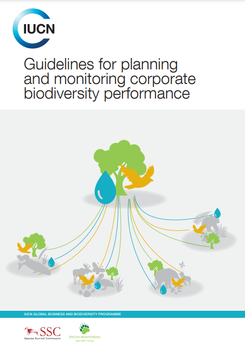 Guidelines for planning and monitoring corporate biodiversity performance cover