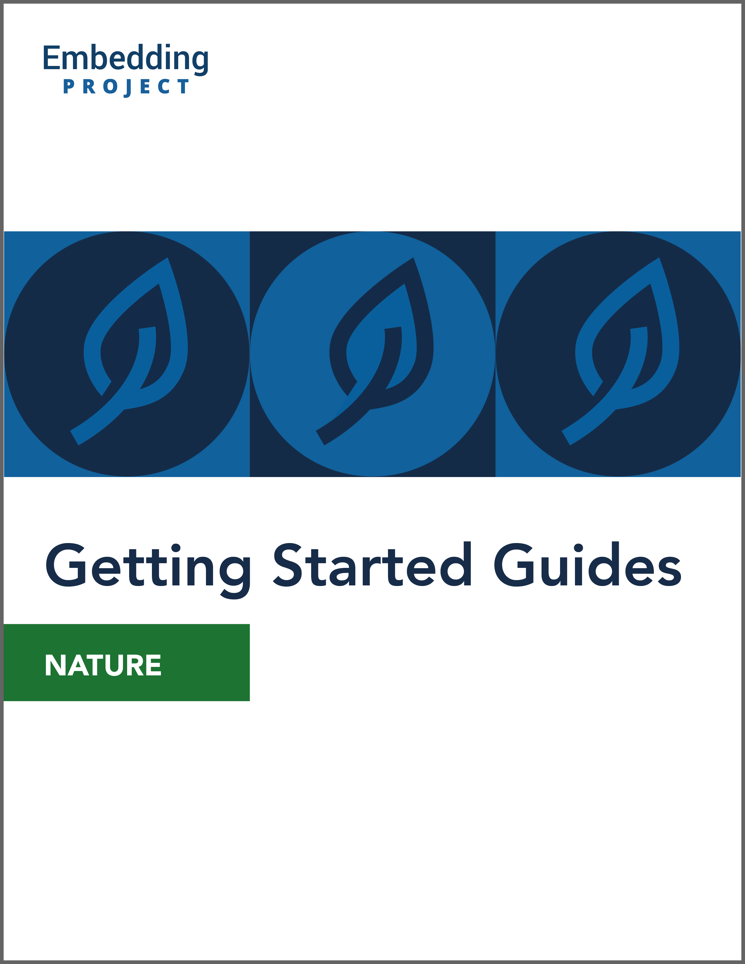 Getting Started Guides: Nature cover