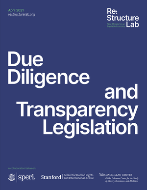 Due Diligence and Transparency Legislation cover