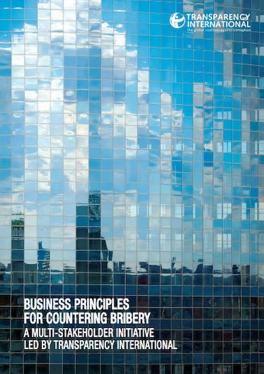 Business Principles for Countering Bribery cover