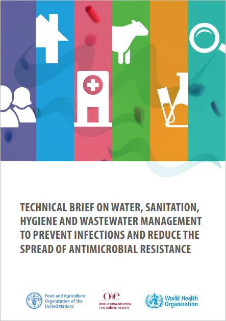 Technical Brief on Water, Sanitation, Hygiene, and Wastewater Management to Prevent Infections and Reduce the Spread of Antimicrobial Resistance cover