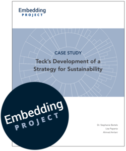 Teck's Strategy for Sustainability cover