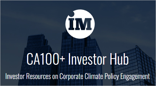 Climate Action 100+ Resource Hub cover