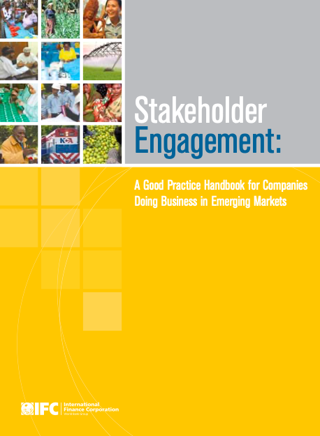 Stakeholder Engagement: A Good Practice Handbook for Companies Doing Business in Emerging Markets cover