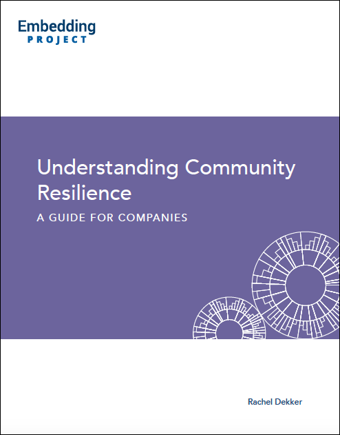 Understanding Community Resilience cover