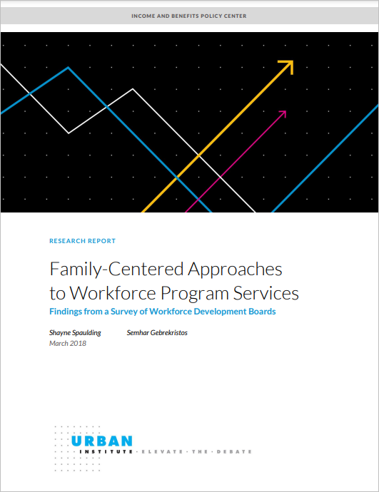 Family-Centered Approaches to Workforce Program Services cover
