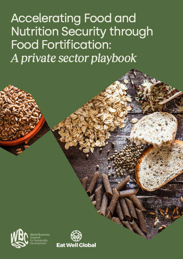 Accelerating Food and Nutrition Security through Food Fortification: A private sector playbook cover