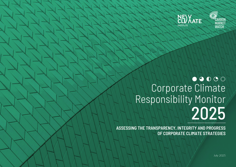 Corporate Climate Responsibility Monitor 2025 cover