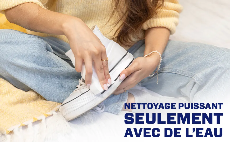 Effaceur magique Original M. Net nettoyant une chaussure, nettoyage puissant seulement avec de l’eau