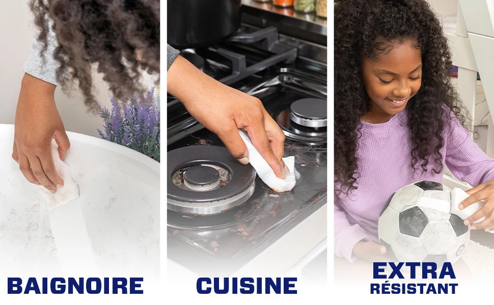 Assortiment d’Effaceurs magiques M. Net – Bain, Cuisine et Extra résistant