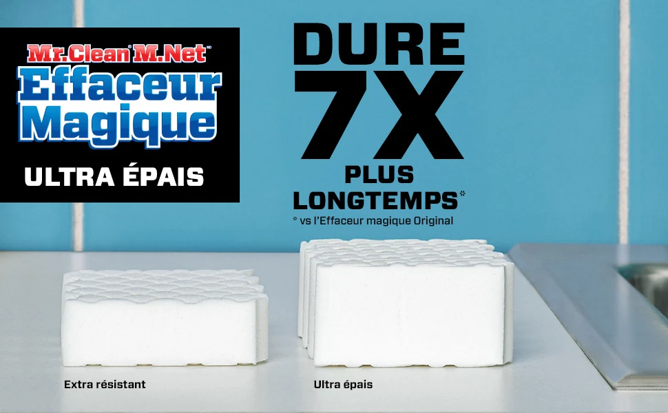 Effaceur magique Ultra épais M. Net – Dure 7 fois plus longtemps