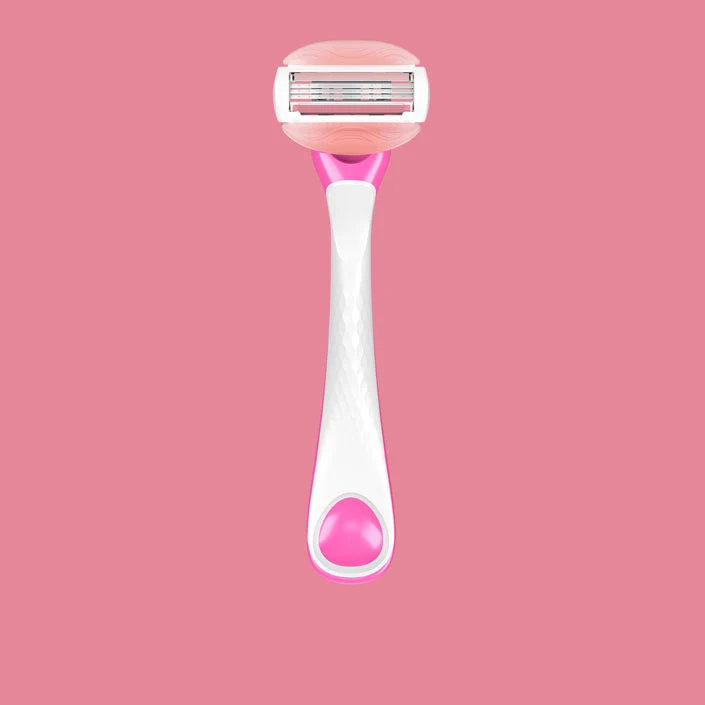 Gillette Venus ComfortGlide White Tea disposable razor with handle and gel bar blade head