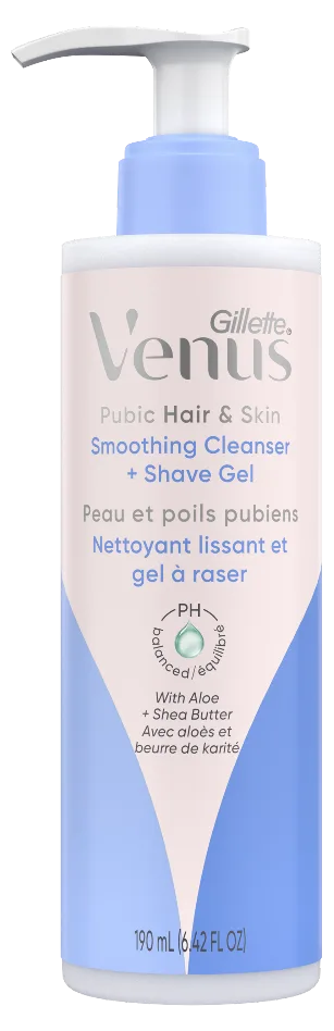 Gillette Venus Pubic Hair & Skin Smoothing Cleanser & Shave Gel