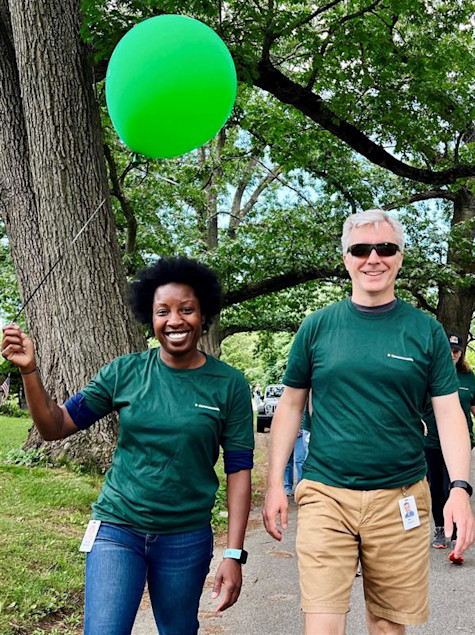Matt and Natalie at DEI Event