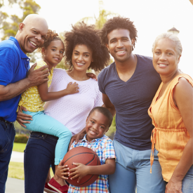 a multigenerational black family