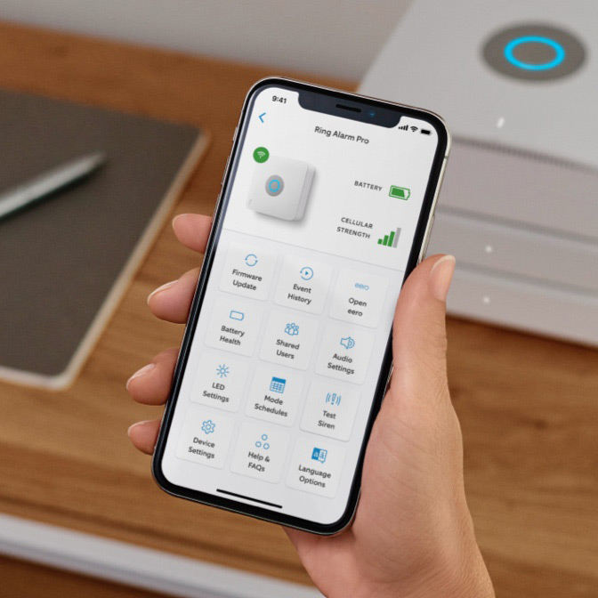 Monitor battery life with a few taps