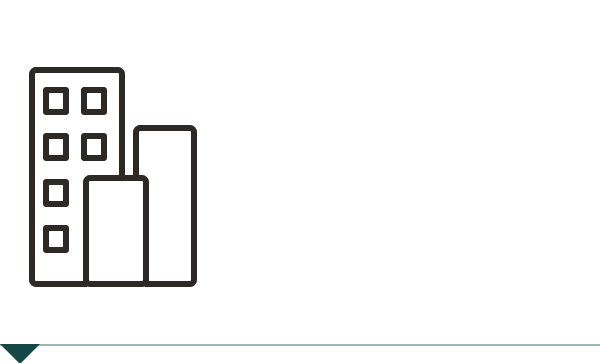 An icon of 3 skyscrapers.