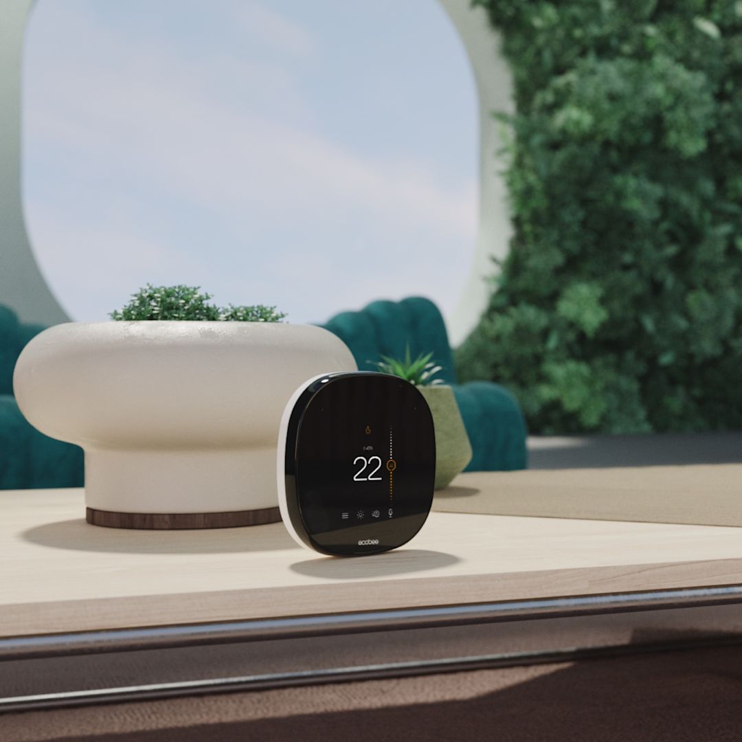 smart thermostat sleek view