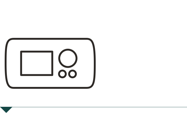An icon of an early ecobee thermostat.