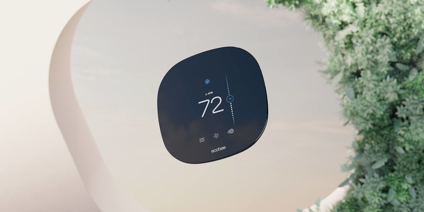 sleek ecobee smart thermostat