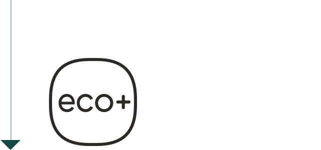 An eco+ icon