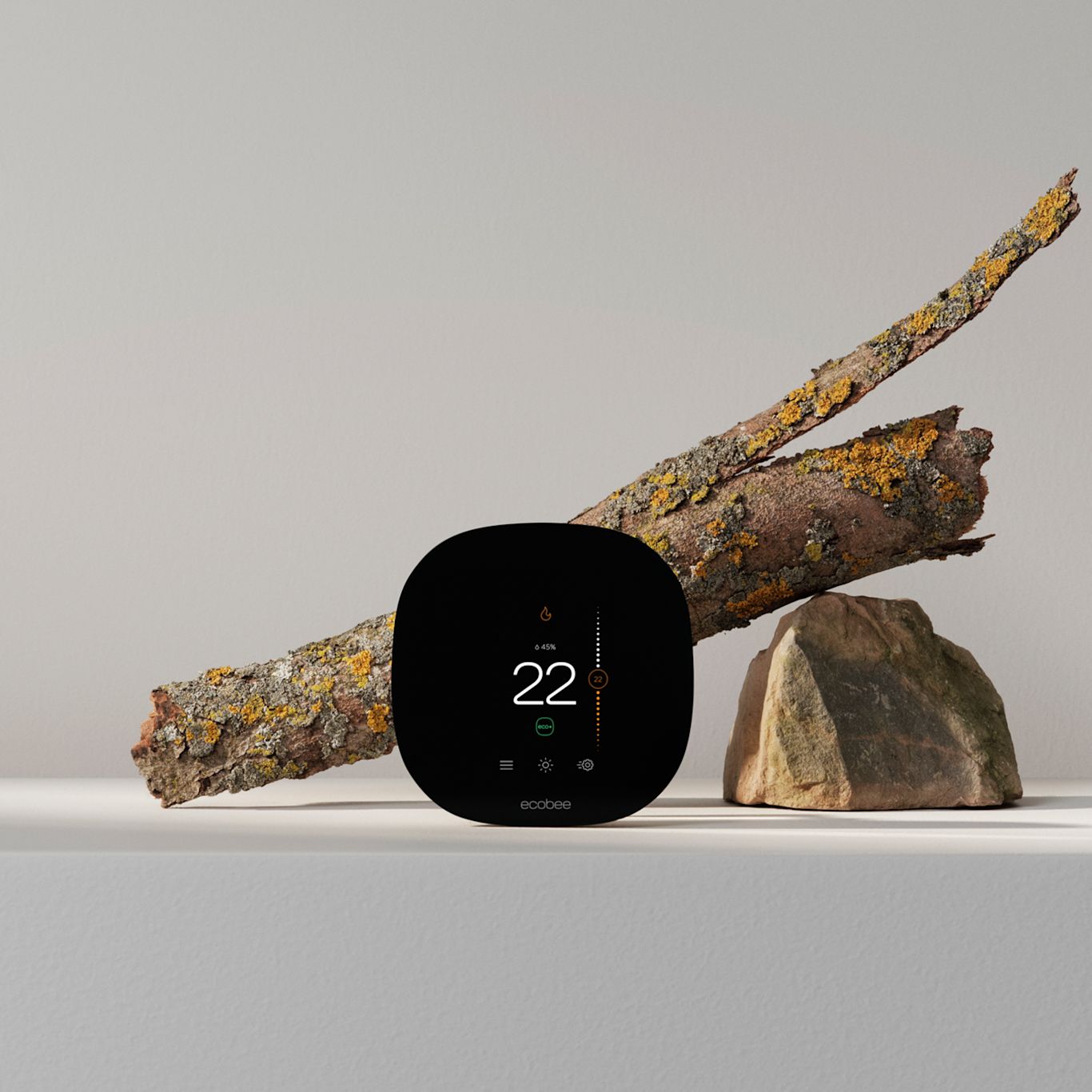 sleek ecobee smart thermostat