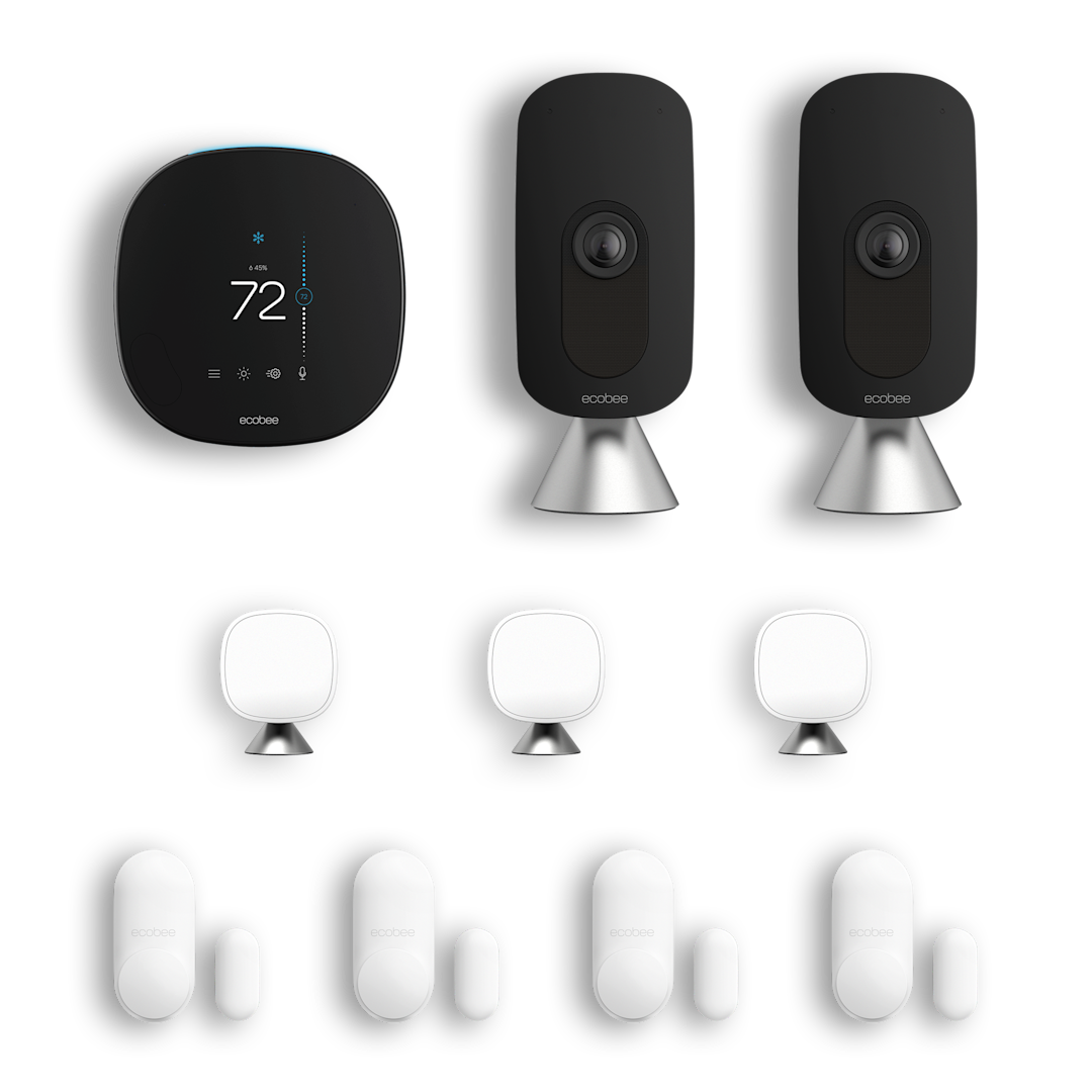The Comfort & Security Solution on a white background
