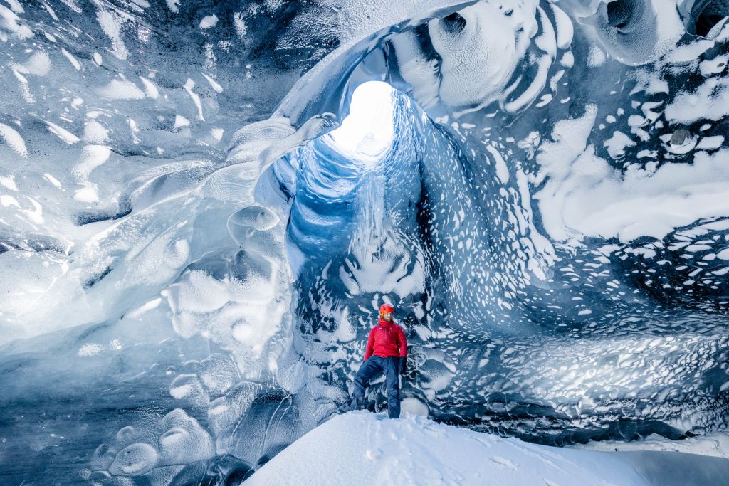 askur ice cave south iceland
