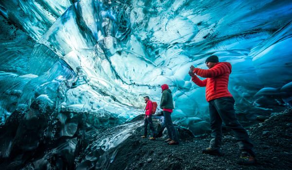 blue ice cave iceland
