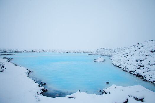 Blue Lagoon in the winter
