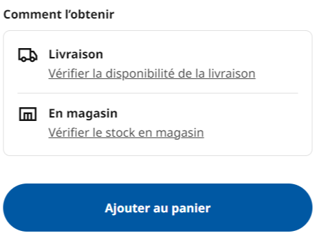 Ikea French website