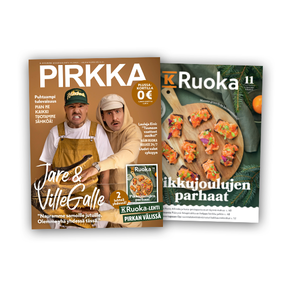 Pirkka-lehti on Plussa-jäsenen etu