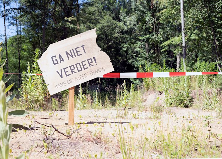 Ontdek het dino tijdspad in de bunker