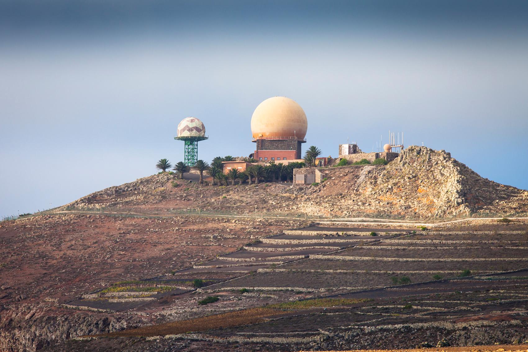Observatoriet på Lanzarotes høyeste punkt Peñas del Chache - Foto: Getty Images