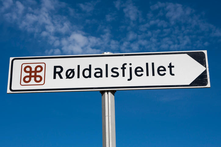 Godt skiltet til Røldalsfjellet -\nFoto: Getty Images