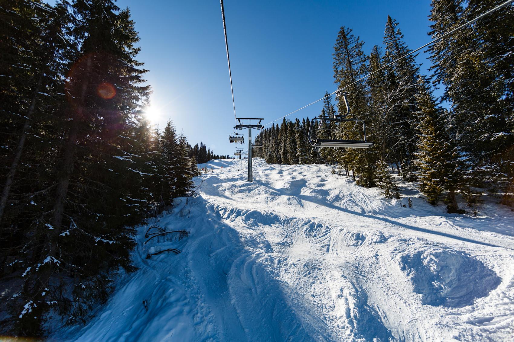 En av skiheisene i Trysil -\nFoto: Getty Images