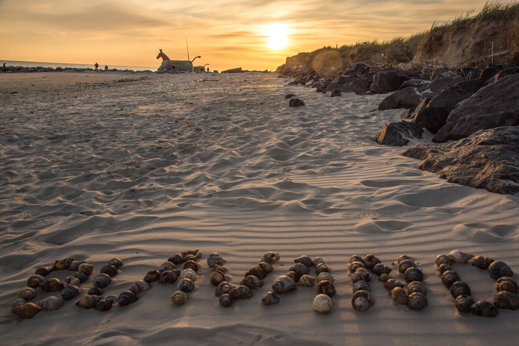Solnedgang i Blåvand, Danmark -\nFoto: Getty Images