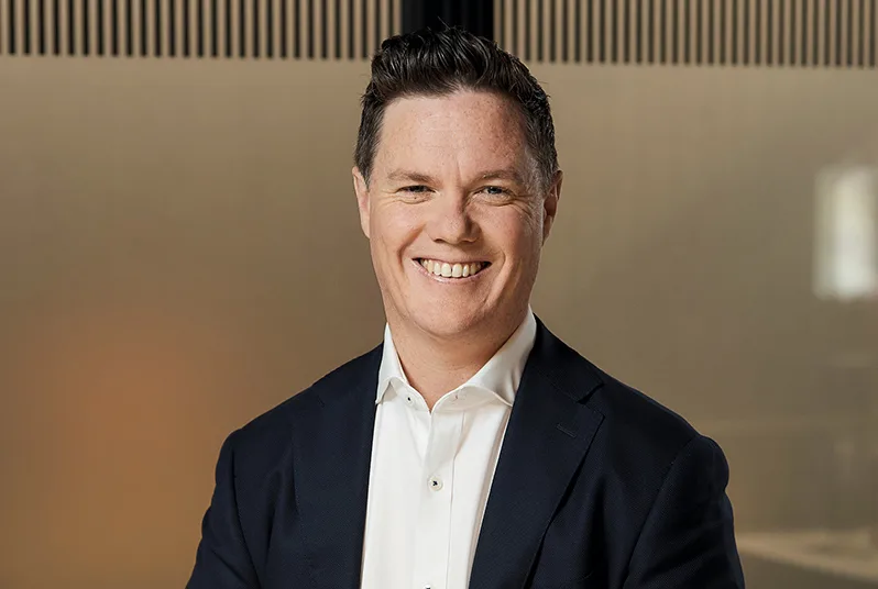 Corporate image of Darren Smith, Chief Product and Technology Officer for MYOB