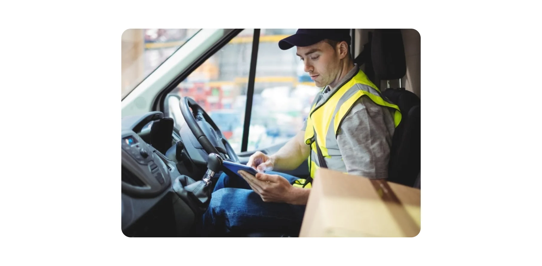 Delivery driver tracking deliveries