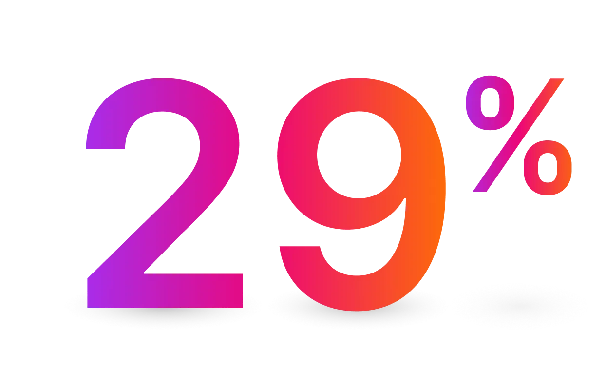 29%