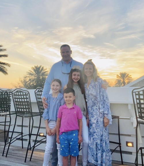 Carolyn Sutton and her family