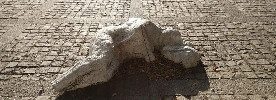 The Invisible Man - sculpture found in Bucharest