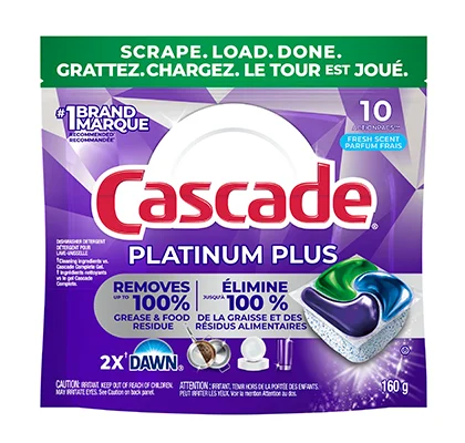 Cascade Platinum Plus ActionPacs™ - Fresh Scent - 10ct