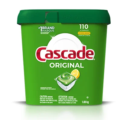 Cascade Original dishwashing pods lemon scent 110 pack
