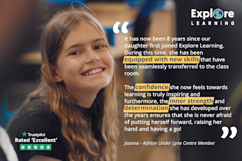 Trustpilot review for Explore Learning from a parent