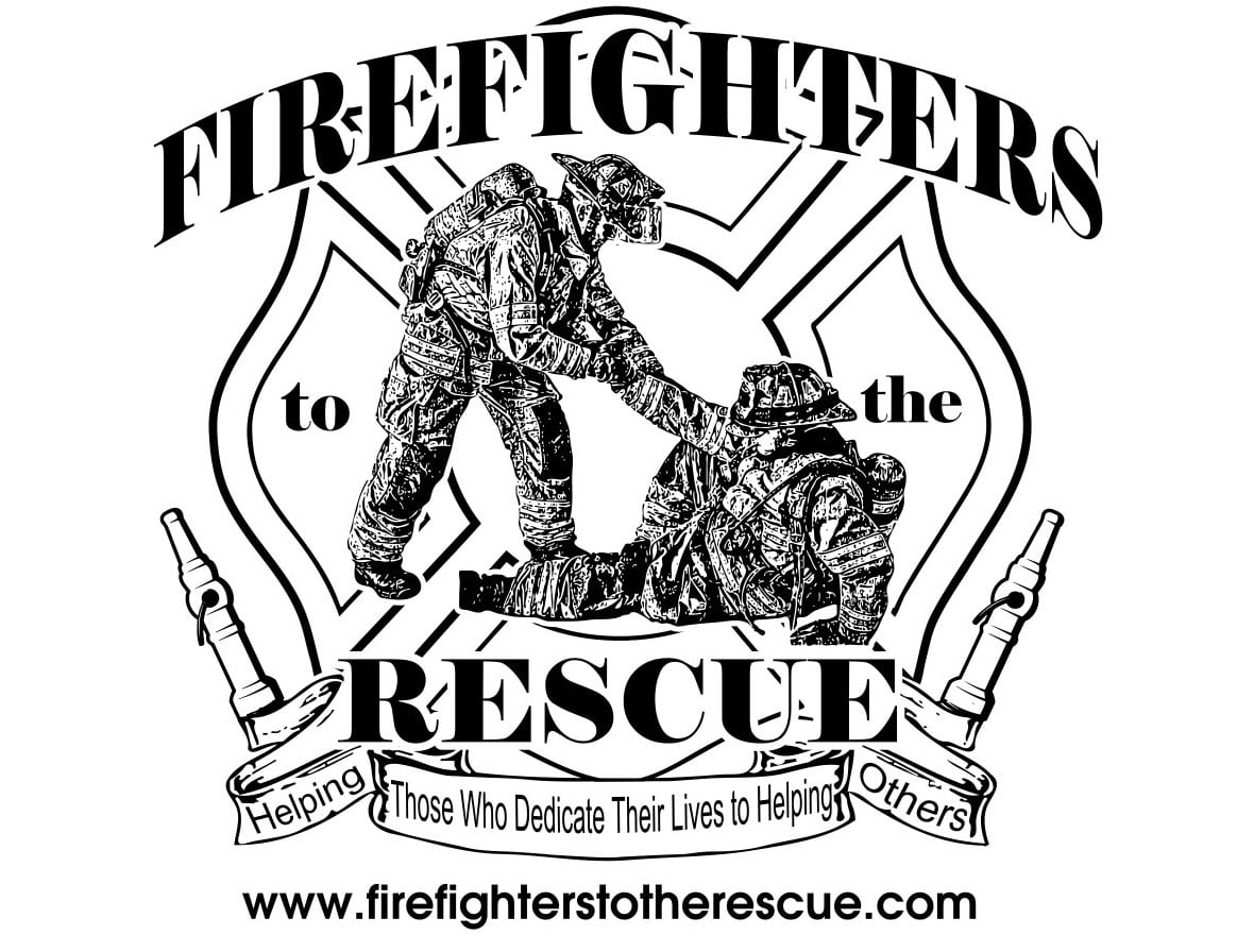 Firefighter's to the rescue logo