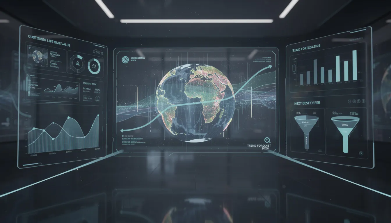 Predictive customer analytics and trends